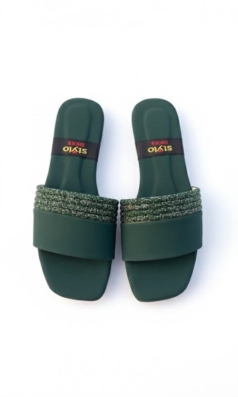Urban Green Glam - Flats